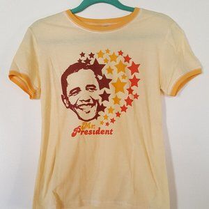BARACK OBAMA MR. PRESIDENT 70s Shirt XL Tee T-Shirt s/s NEW